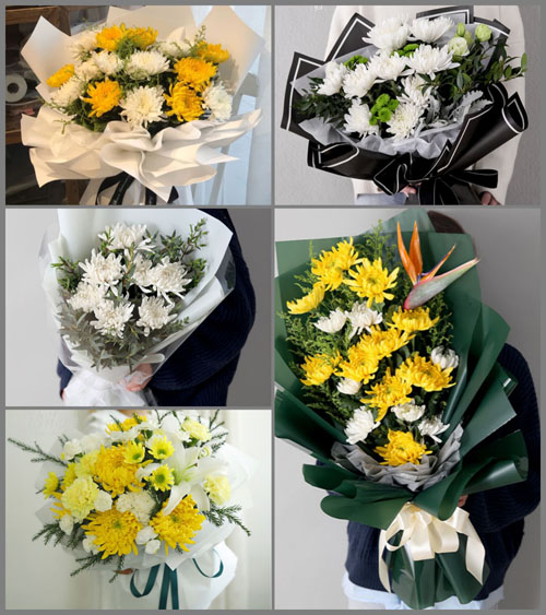 广东广州市黄埔区九龙镇金坑村白事花束代送